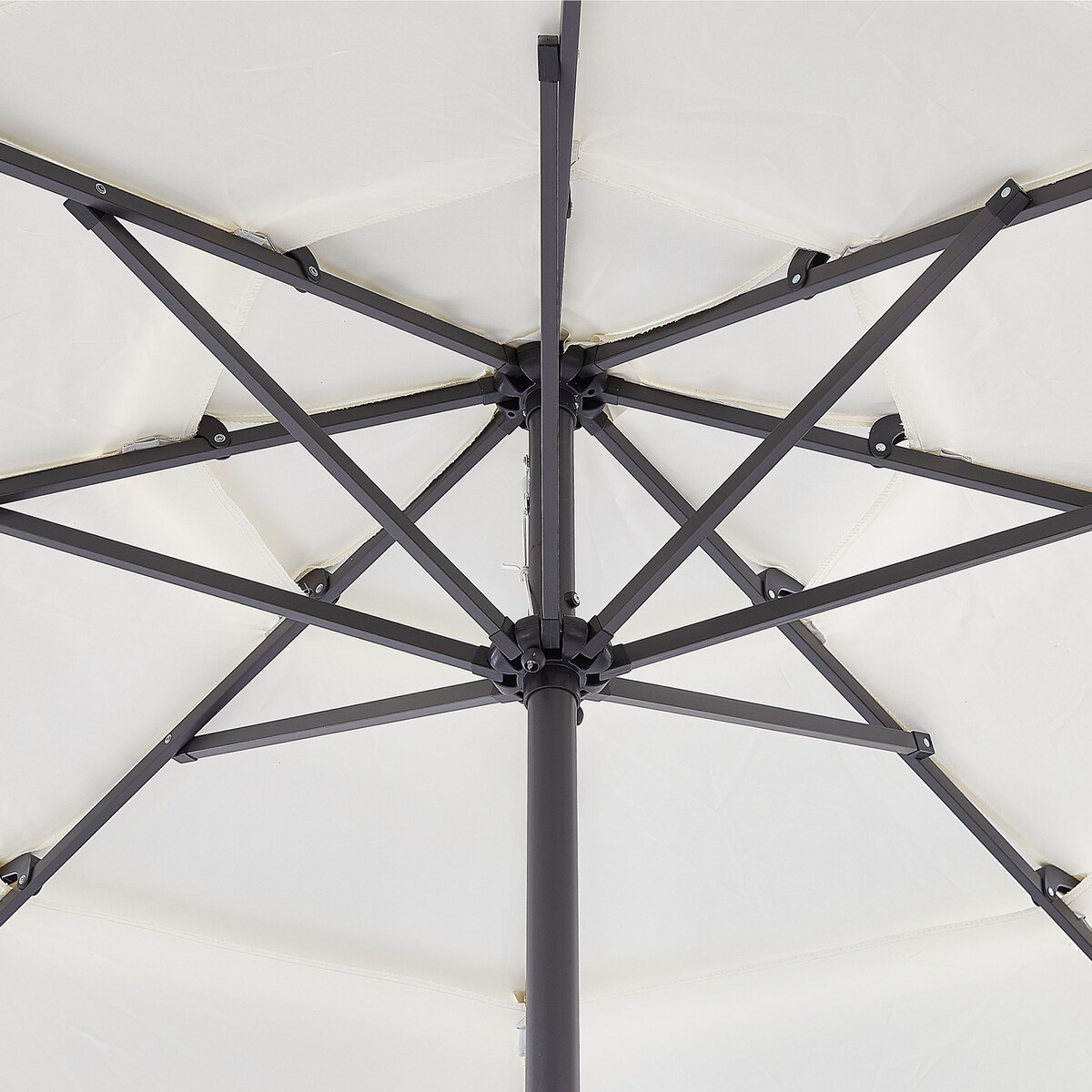 Parasol ogrodowy 285 cm BIBIONE Jasnobeżowy