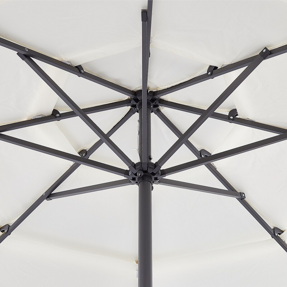 Parasol ogrodowy 285 cm BIBIONE Jasnobeżowy