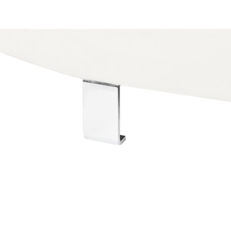 Narożnik ekoskóra lewostronny biały NORREA