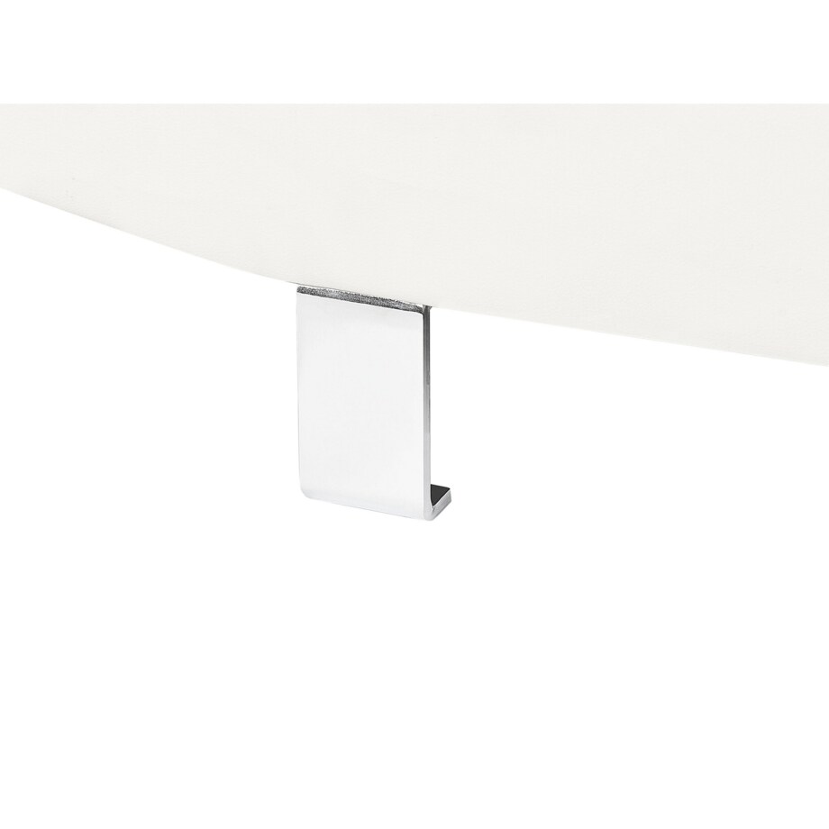 Narożnik ekoskóra lewostronny biały NORREA