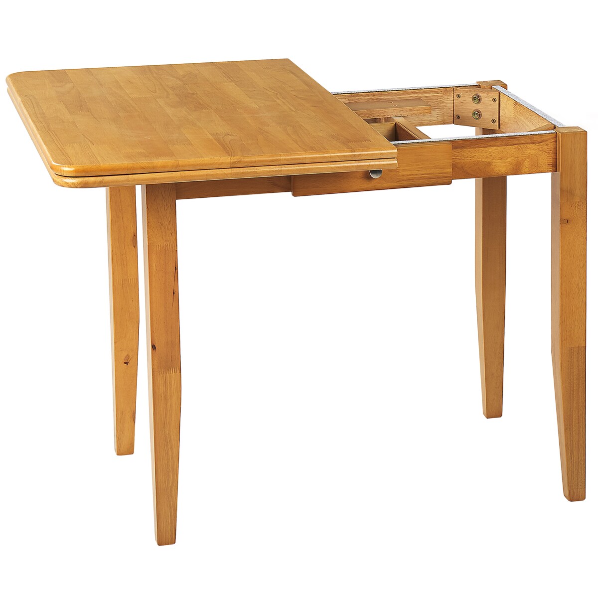 Stół do jadalni rozkładany MASELA Brązowy 90/120 cm 60 cm Drewno