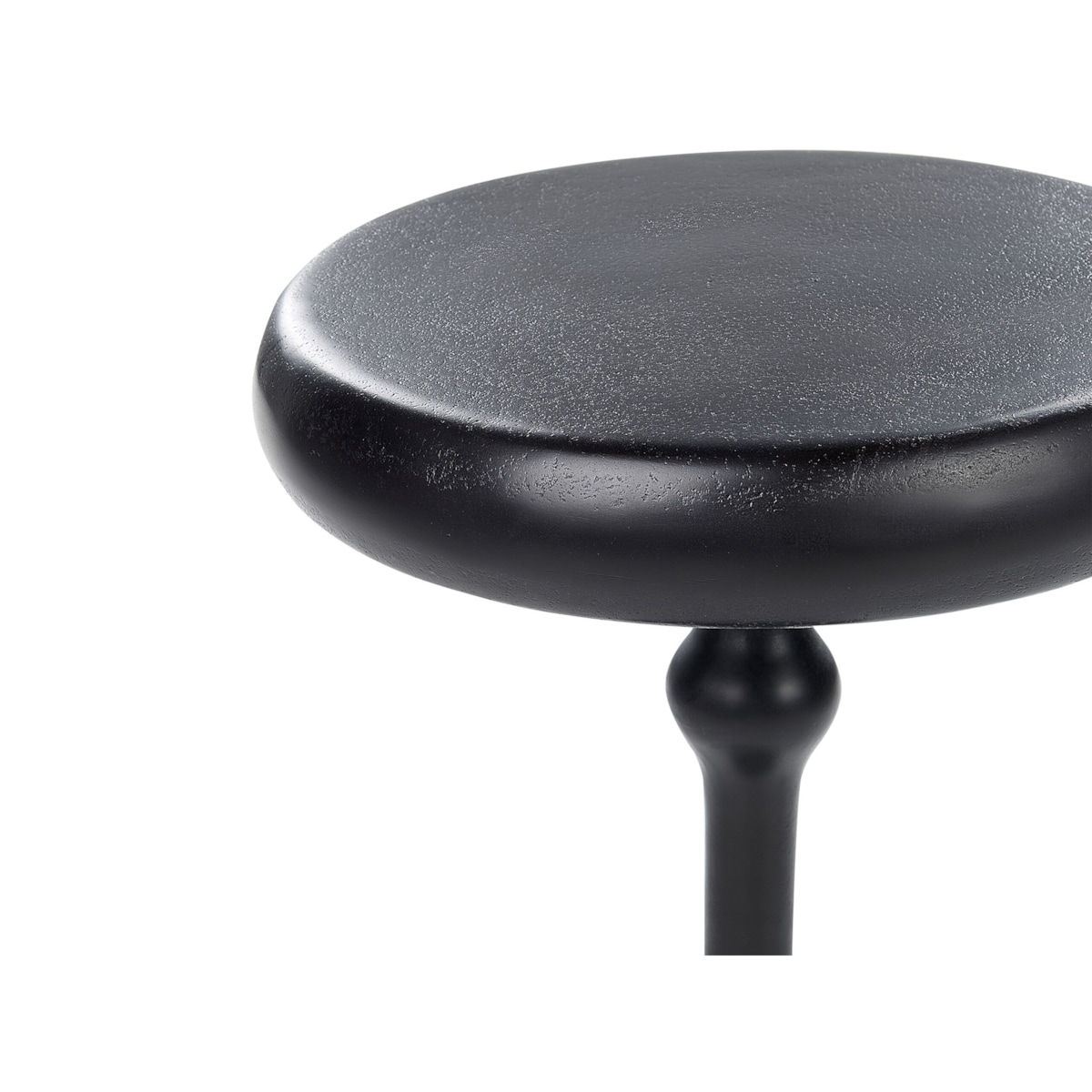 Stolik pomocniczy metalowy czarny ATAPO