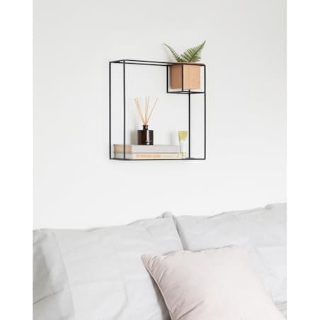 Półka z doniczką L Cubist, 38.1 x 11.4 x 38.1 cm, Umbra