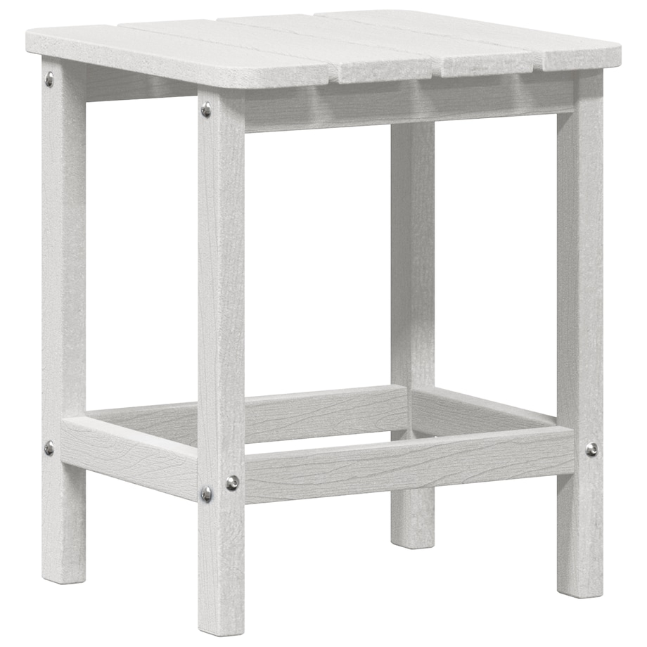 vidaXL Stolik Adirondack Biały 38x38x45 cm HDPE