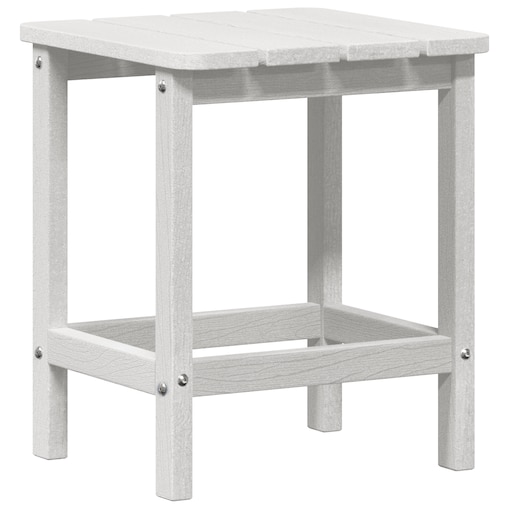 vidaXL Stolik Adirondack Biały 38x38x45 cm HDPE