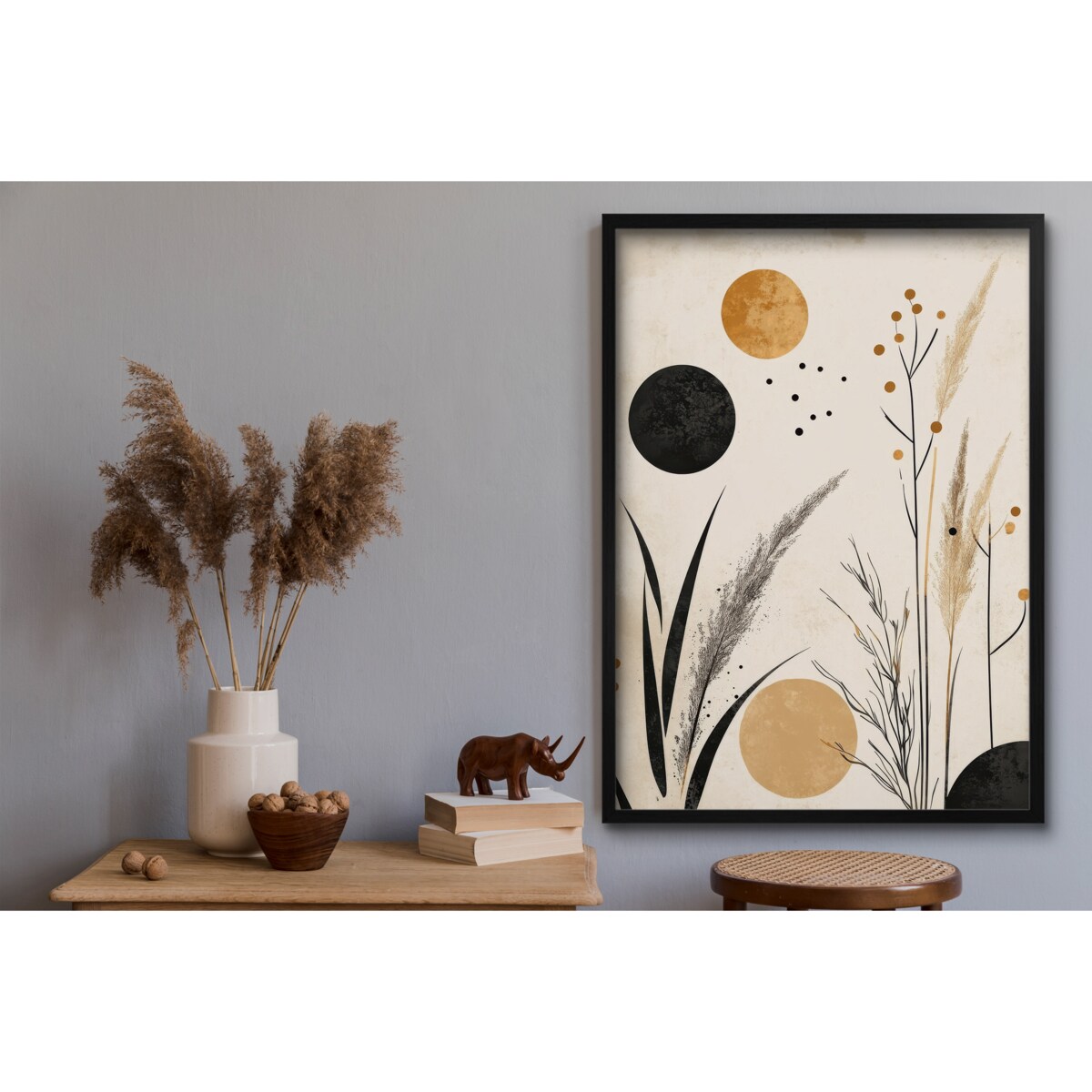 Plakat na ścianę Geometria Natura Obraz ścienny Nowoczesna Grafika Poster