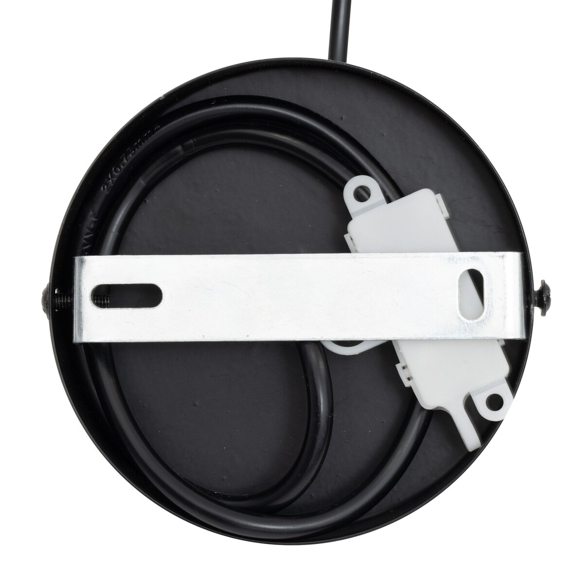 Lampa wisząca GALT Ø 34 cm z drucianym kloszem