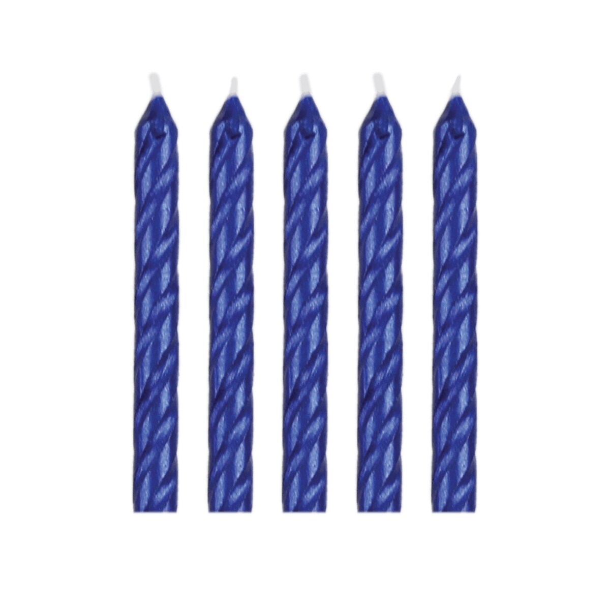 PME Świeczki niebieskie Happy Birthday (16 sztuk) niebieski