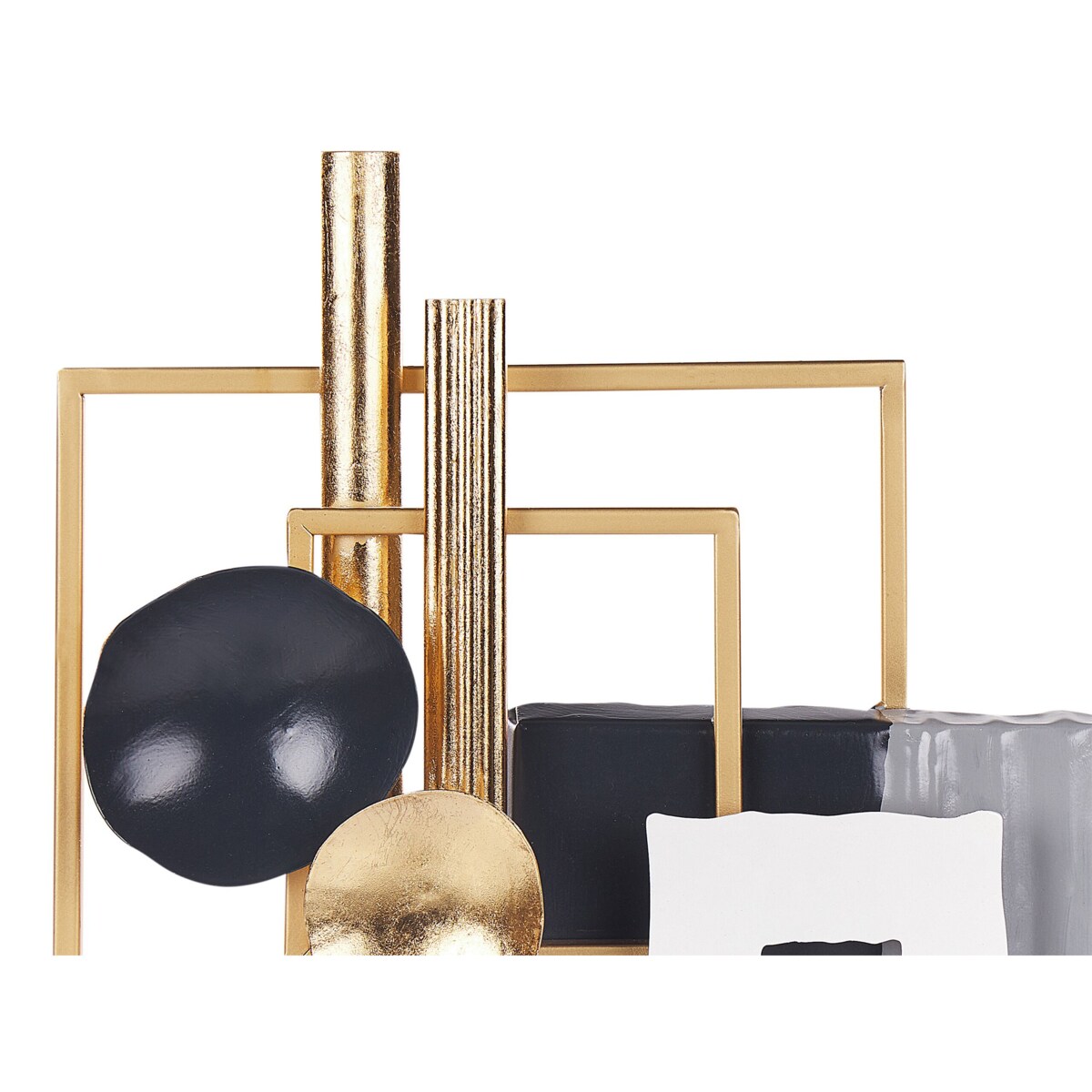 Dekoracyjna rzeźba metalowa złota SULFUR