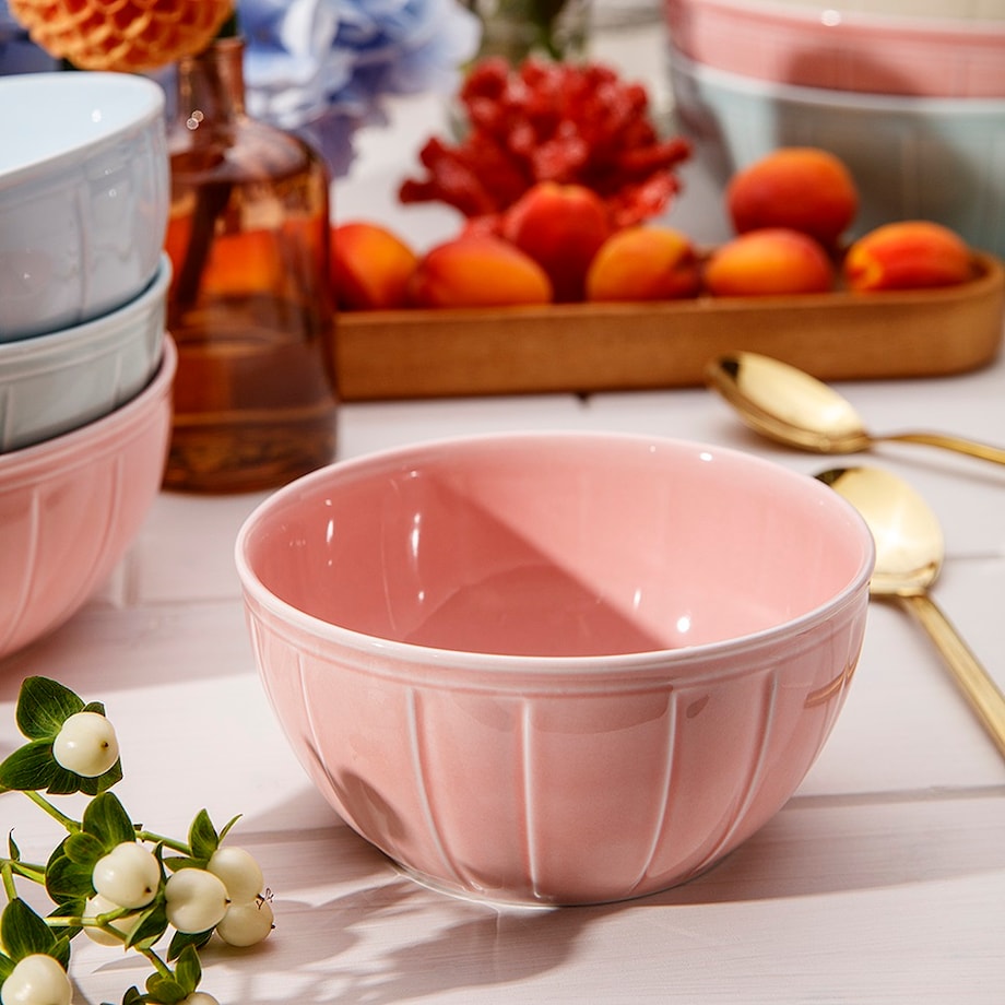 Salaterka okrągła 17 cm Oktawa koralowa GL01