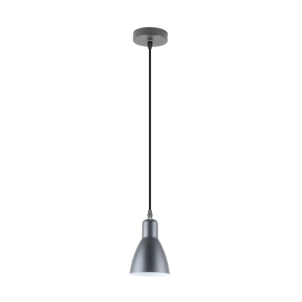 Lampa wisząca metalowa Mora A8102-1 Zumaline nad wyspę czarna biała
