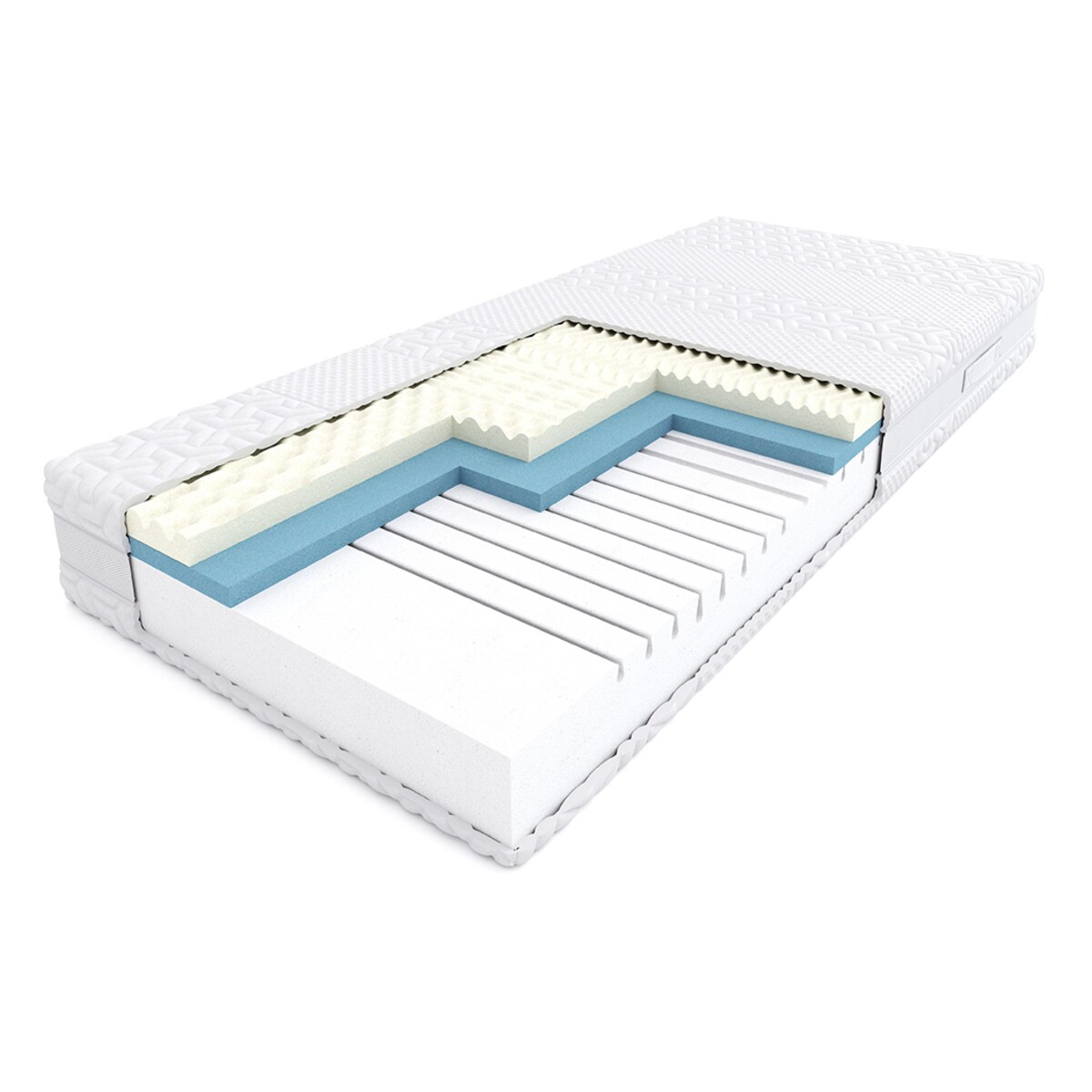 Materac piankowy 120x200 TEMPO PAN MATERAC pokrowiec Vertical