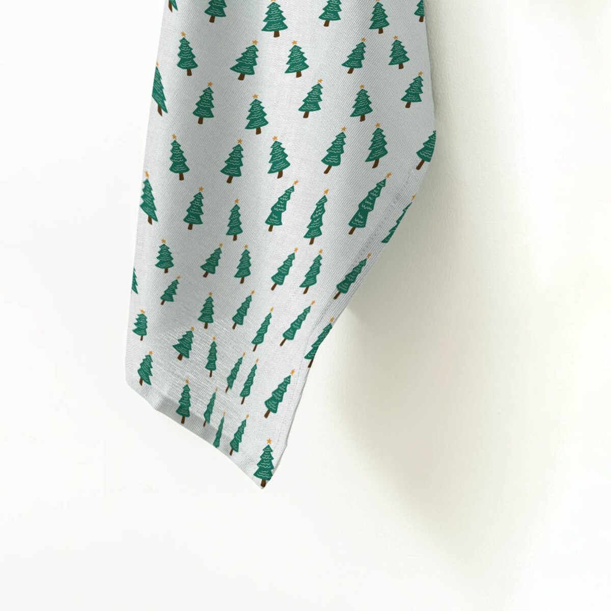 Ręcznik kuchenny świąteczny - Choinki 50x70 cm