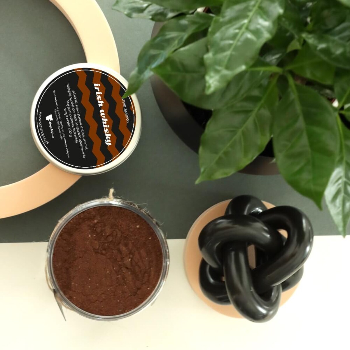 Kawa aromatyzowana o smaku IRISH WHISKY mielona ARABICA 200g PREMIUM na prezent upominek dla kobiety mężczyzny faceta mamy taty żony męża