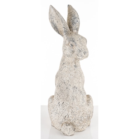 Dekoracja - szary siedzący królik 53x27x20 cm SZAREK-3