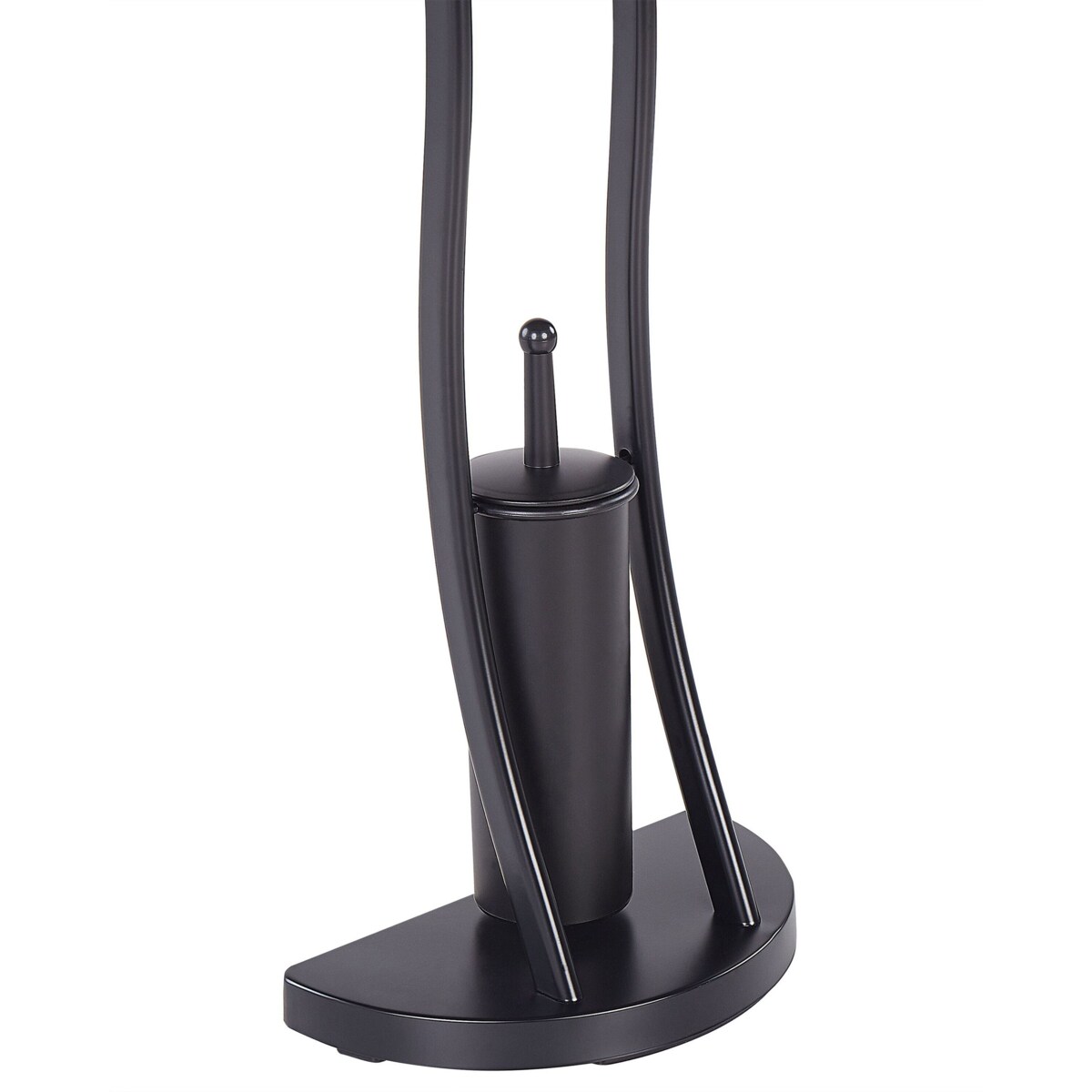 Stojak na papier i szczotkę toaletową czarny SOACHA