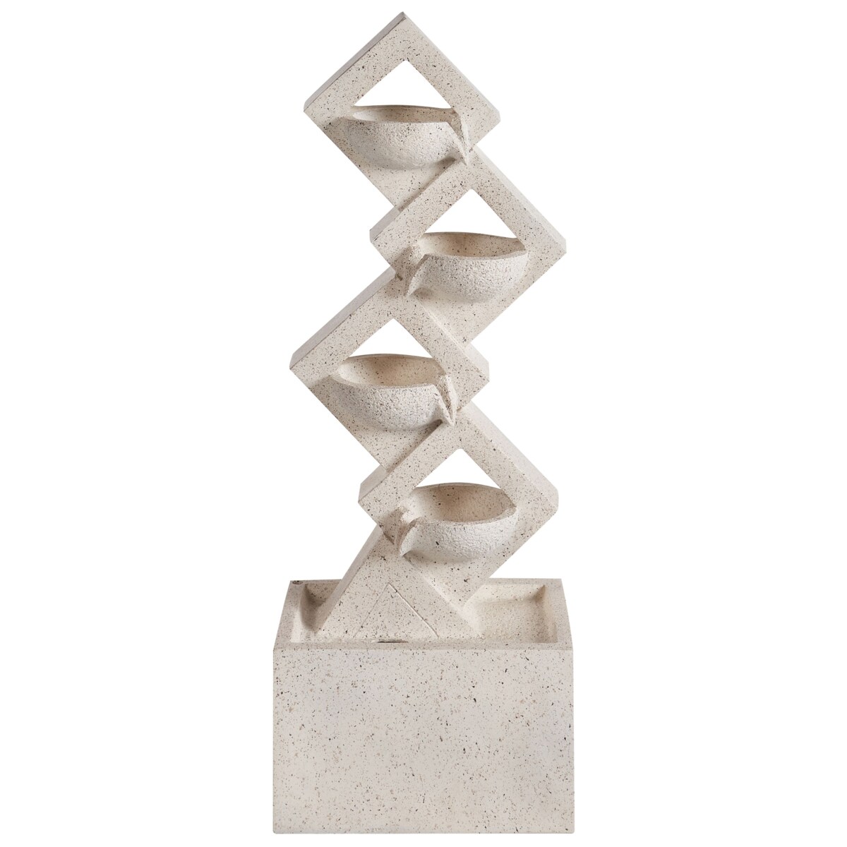 Fontanna ogrodowa z LED beżowa SHEGAR