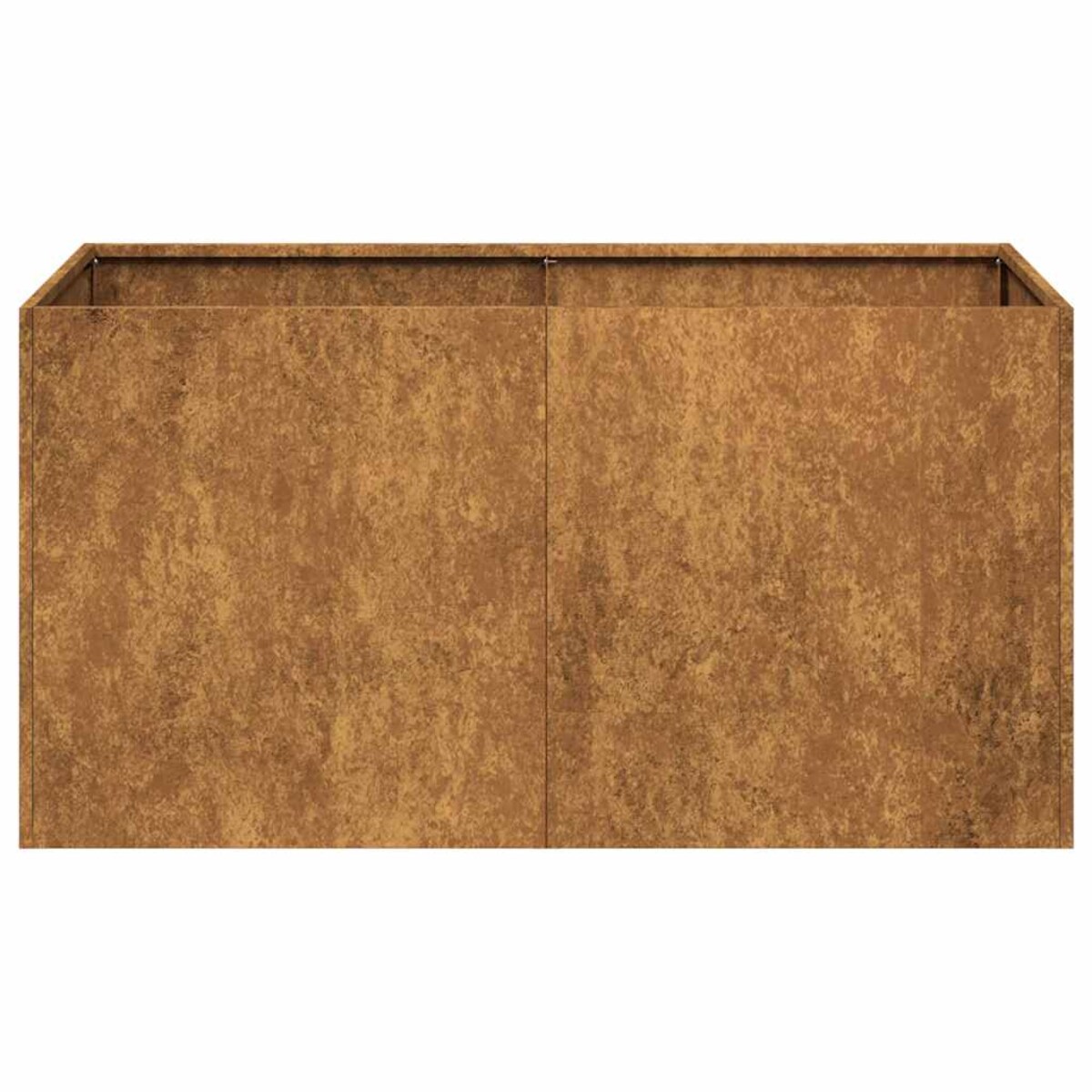 vidaXL Doniczka Rusty 80x40x40 cm Stal nierdzewna