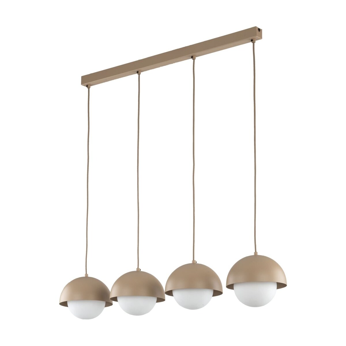 Lampa wisząca TK Lighting BONO SABIA 10965 4xG9 biała/beżowa nad stół wyspę kuchenną regulowana wysokość