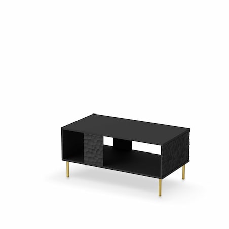 STOLIK KAWOWY Afir 92x50x43 cm MDF i POLIPROPYLEN czarny