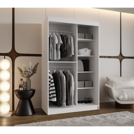 Szafa przesuwna SPOTI 120 biały