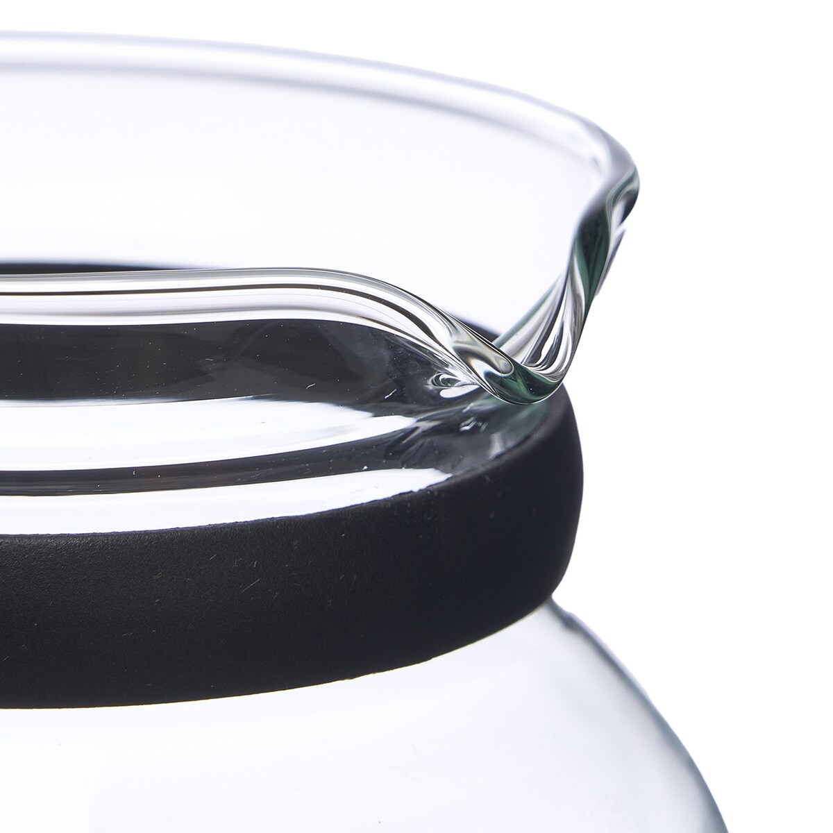 Dzbanek szklany z filtrem przelewowym i pokrywką 1,2 l