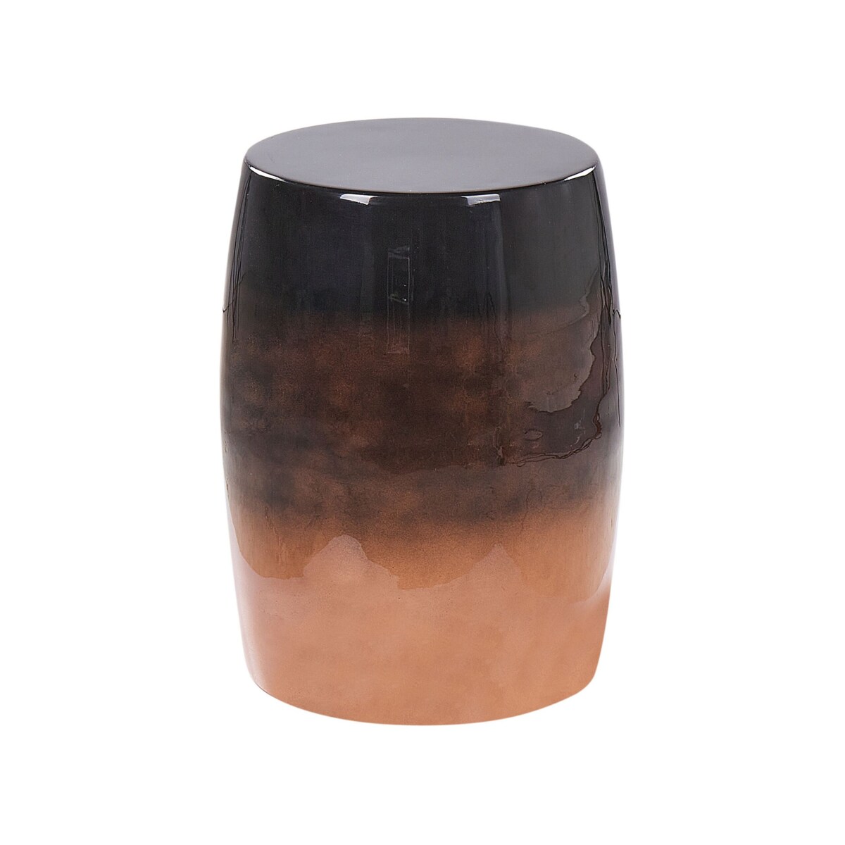 Stolik pomocniczy złoty brąz z czarnym FRAGUITA