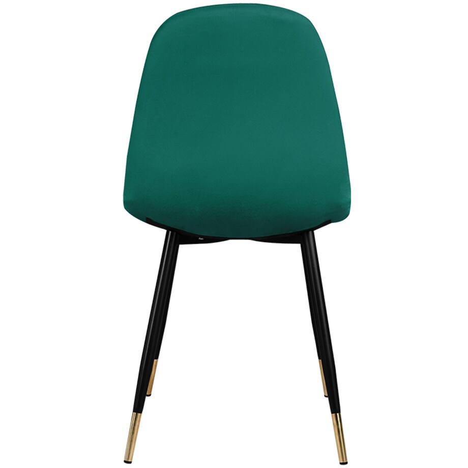 Krzesło tapicerowane welurowe pikowane nowoczesne do salonu jadalni