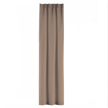 Zasłona na haczykach flex podwójnych 130x245 mocca