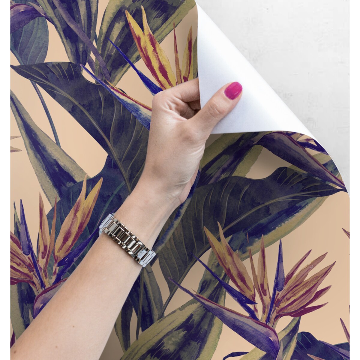 Tapeta Wielobarwna dżungla, 416x254cm