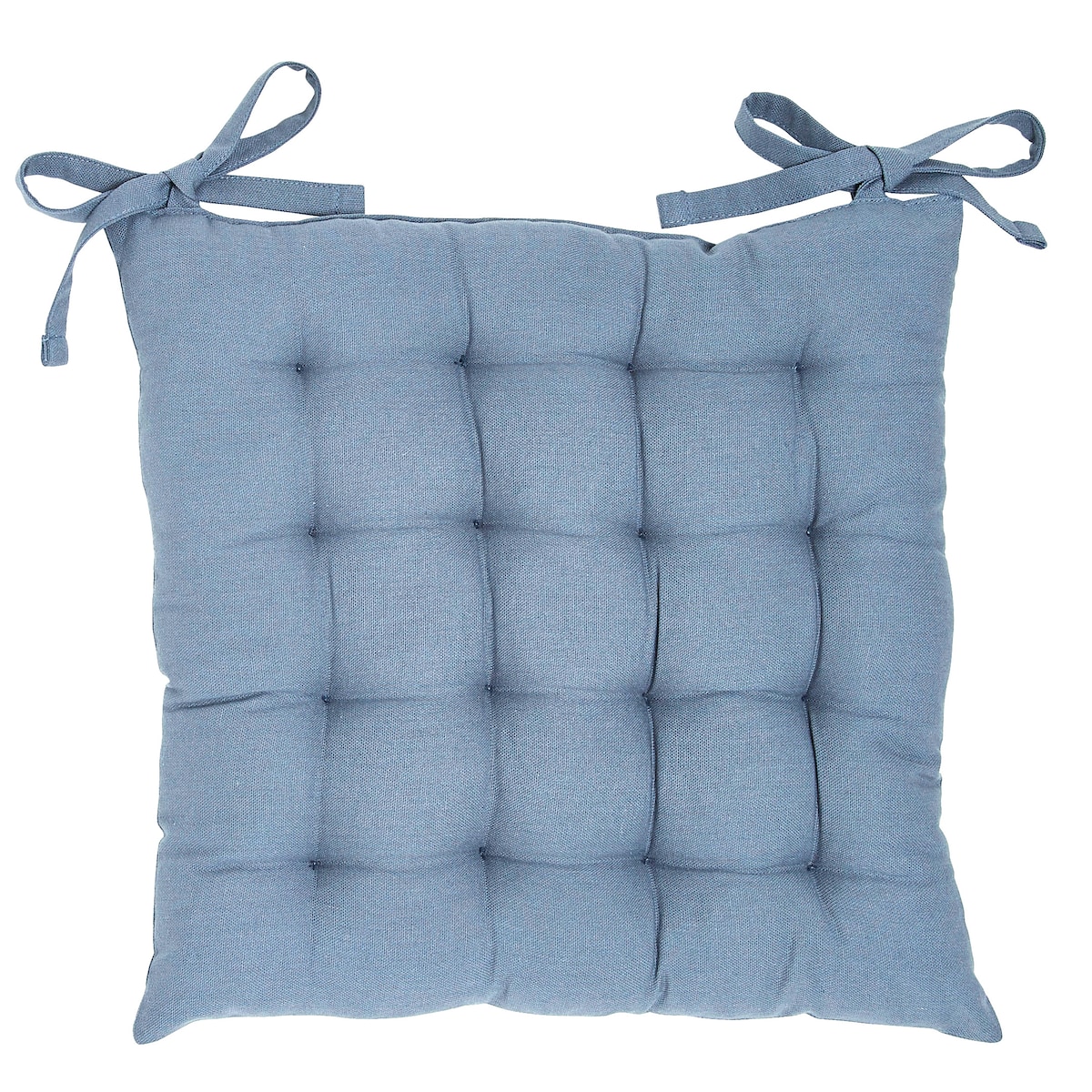 Bawełniana poduszka na krzesło kuchenne COMFORT, wiązana, 38 x 38 cm