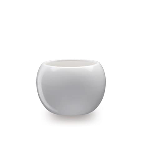 Osłonka ceramiczna KULA 2 | Kolor biały | Ø10 cm | Wysokość 10 cm