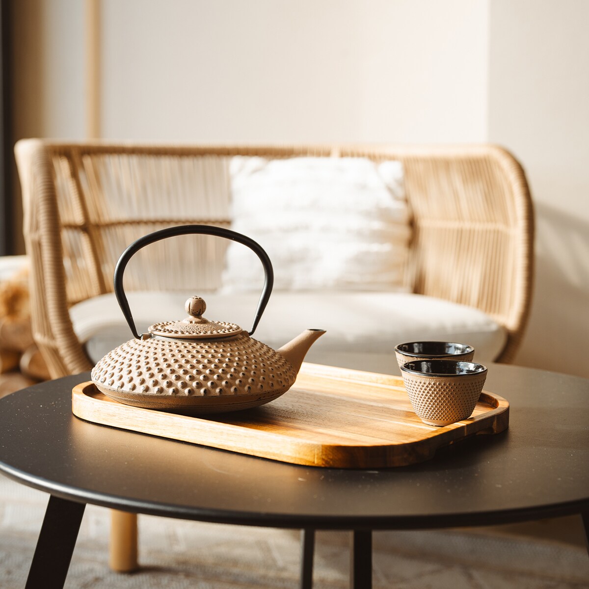 Dzbanek żeliwny do herbaty Xilin 1,25L - camel / Bredemeijer