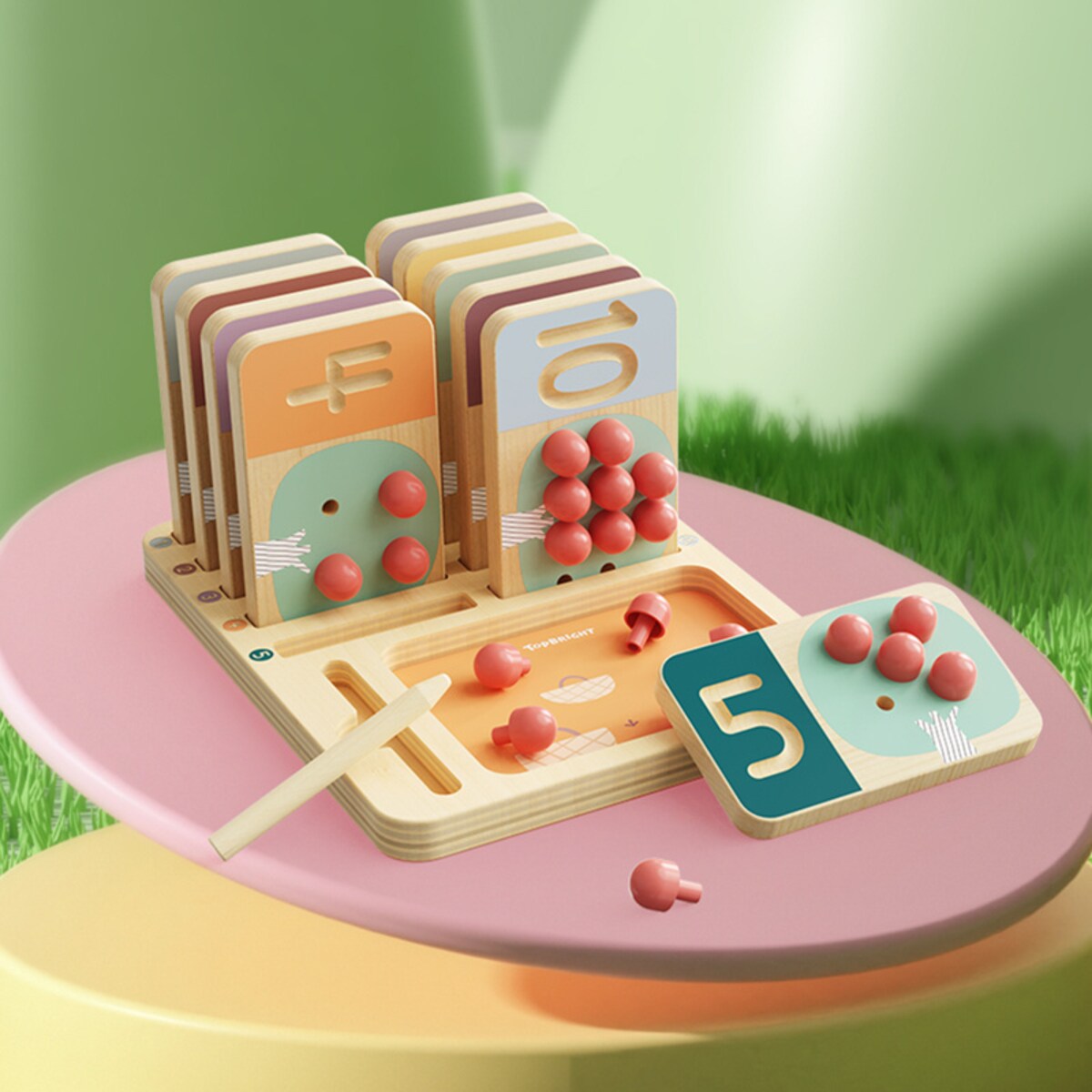 Liczę owoce - Zabawka dla dzieci do nauki liczenia 36 mies.+ Top Bright