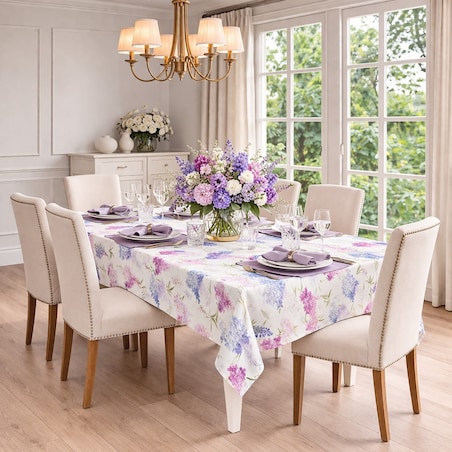 Obrus z motywem kwiatowym Gillyflower – 130 × 250 cm