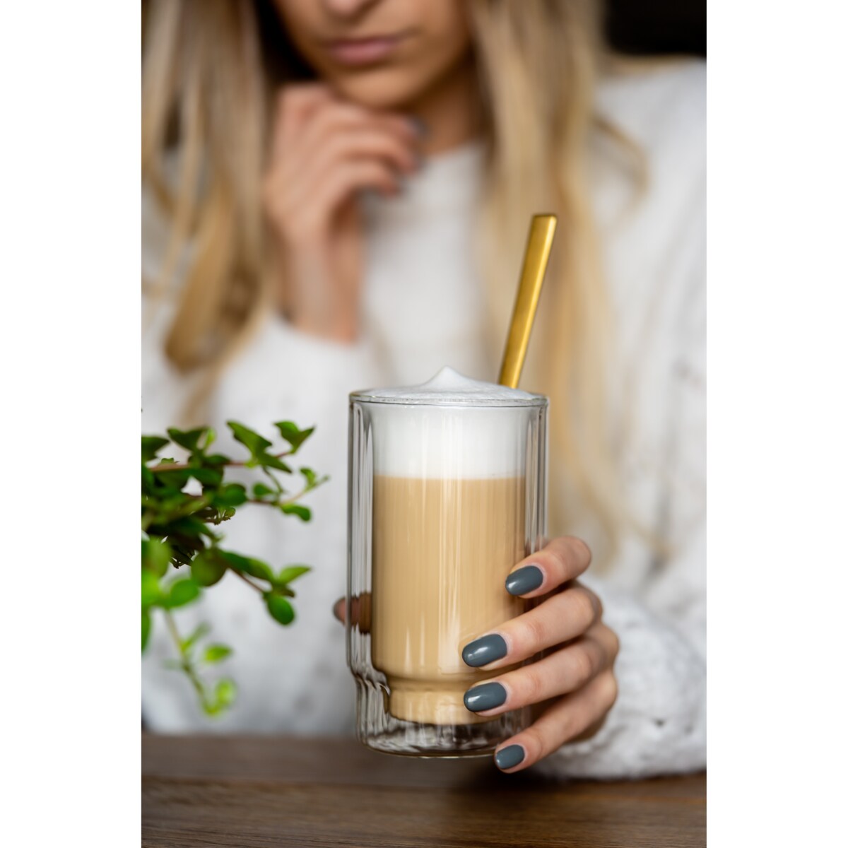 2 pucharki do deserów z podwójną ścianką 300 ml Lungo 7879