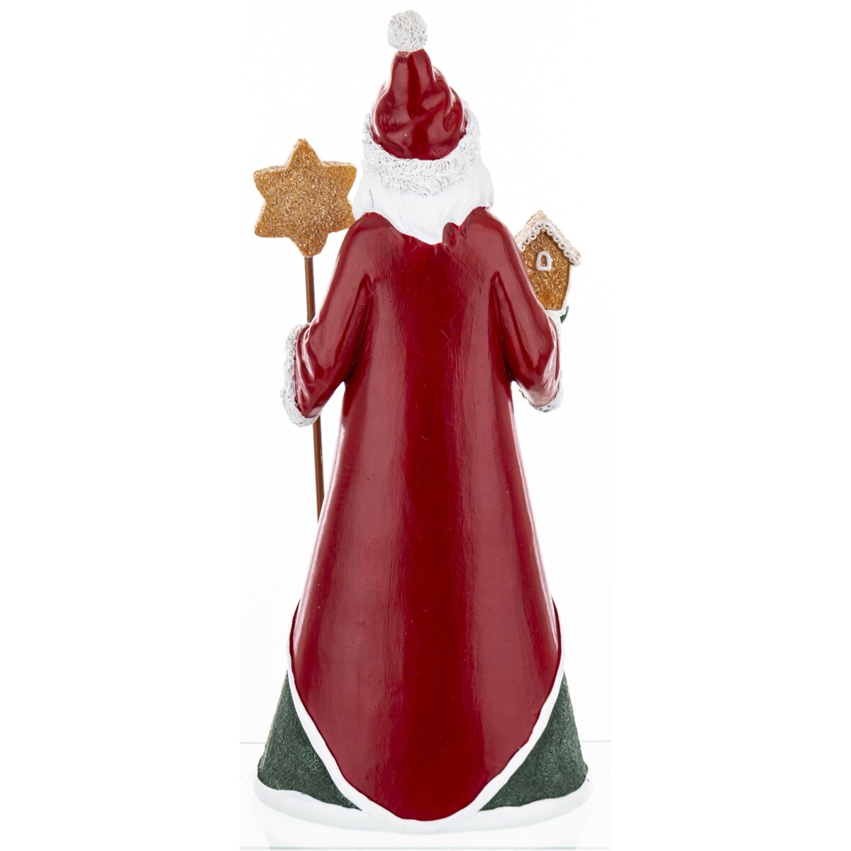 Figurka - Mikołaj z piernikowymi ozdobami 34x15 cm