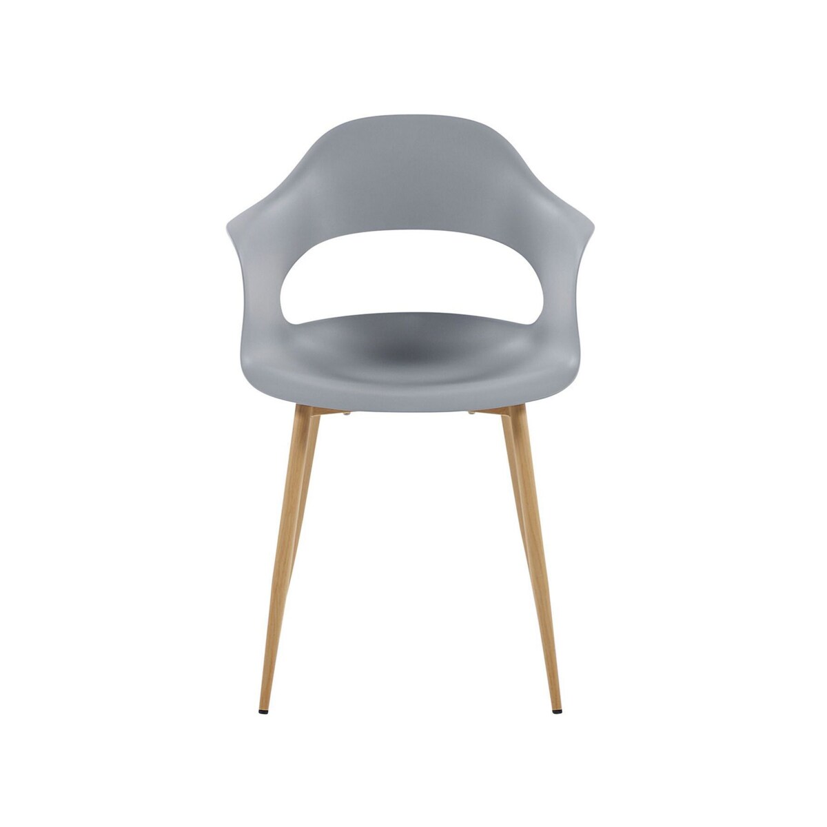 Zestaw 2 krzeseł szary UTICA