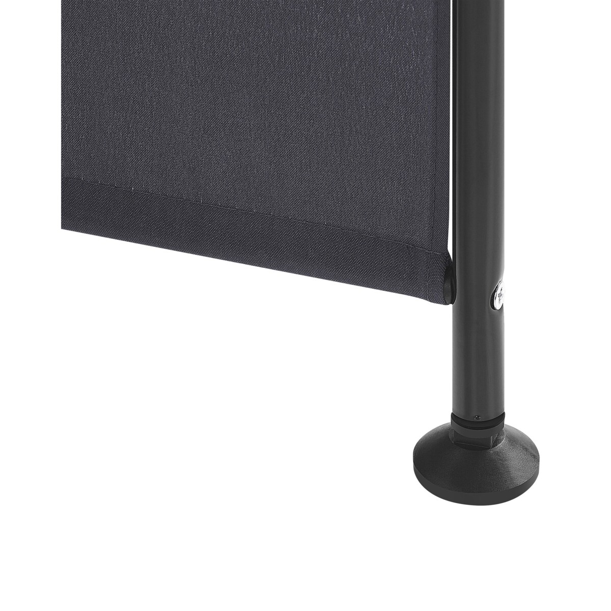 5-panelowy składany parawan pokojowy 270 x 170 cm szary NARNI