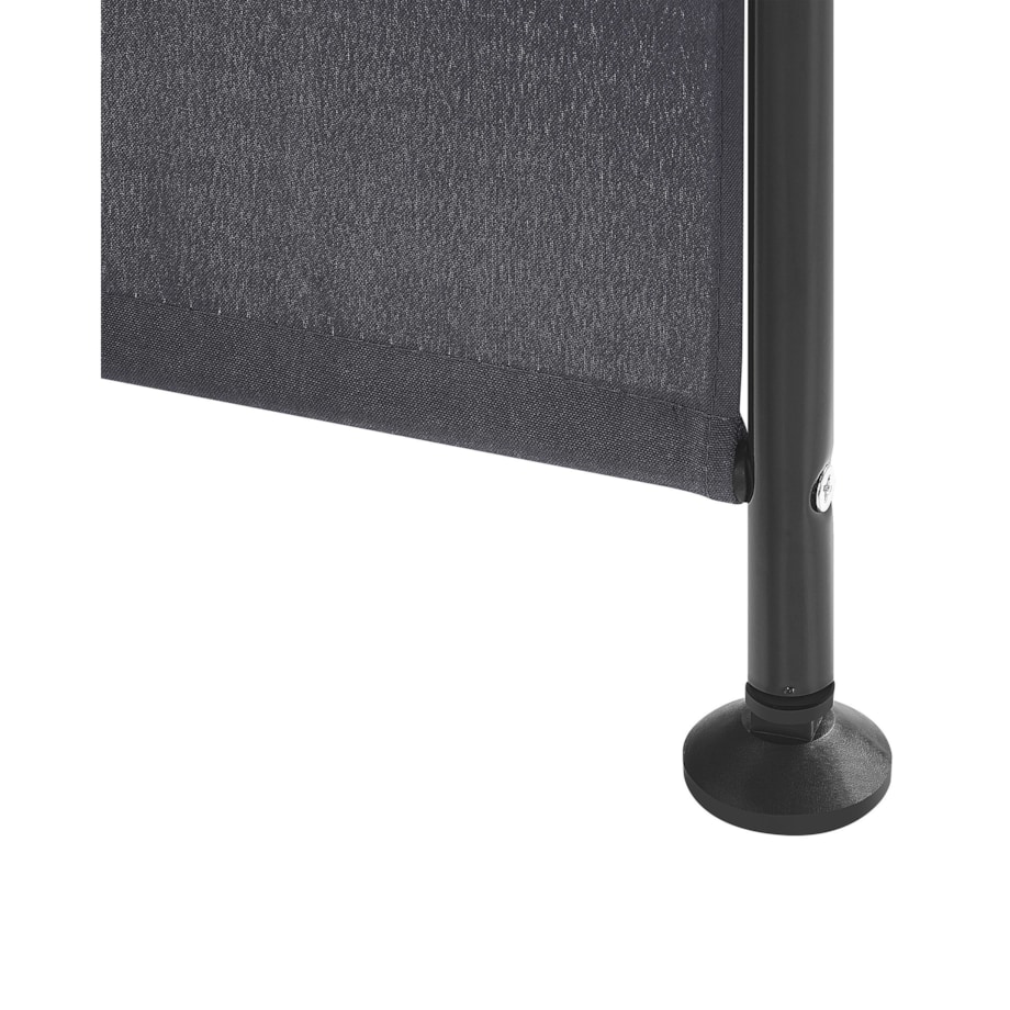 5-panelowy składany parawan pokojowy 270 x 170 cm szary NARNI