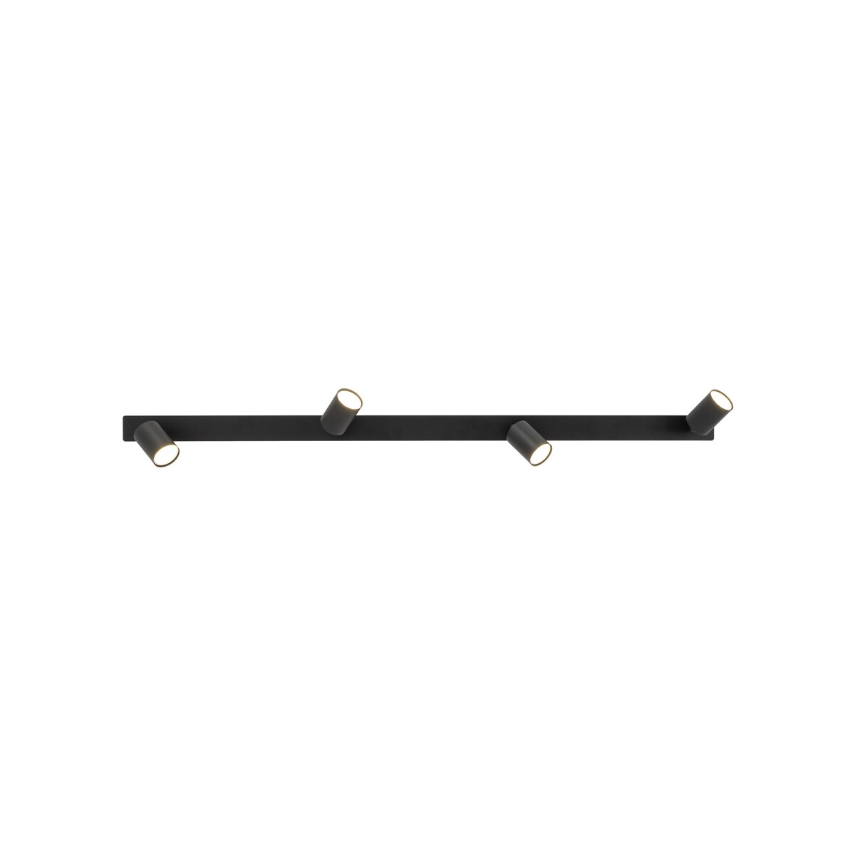 Lampa podtynkowa spot TK Lighting NEX BLACK 10801 czarna 4xGU10 ruchome reflektory