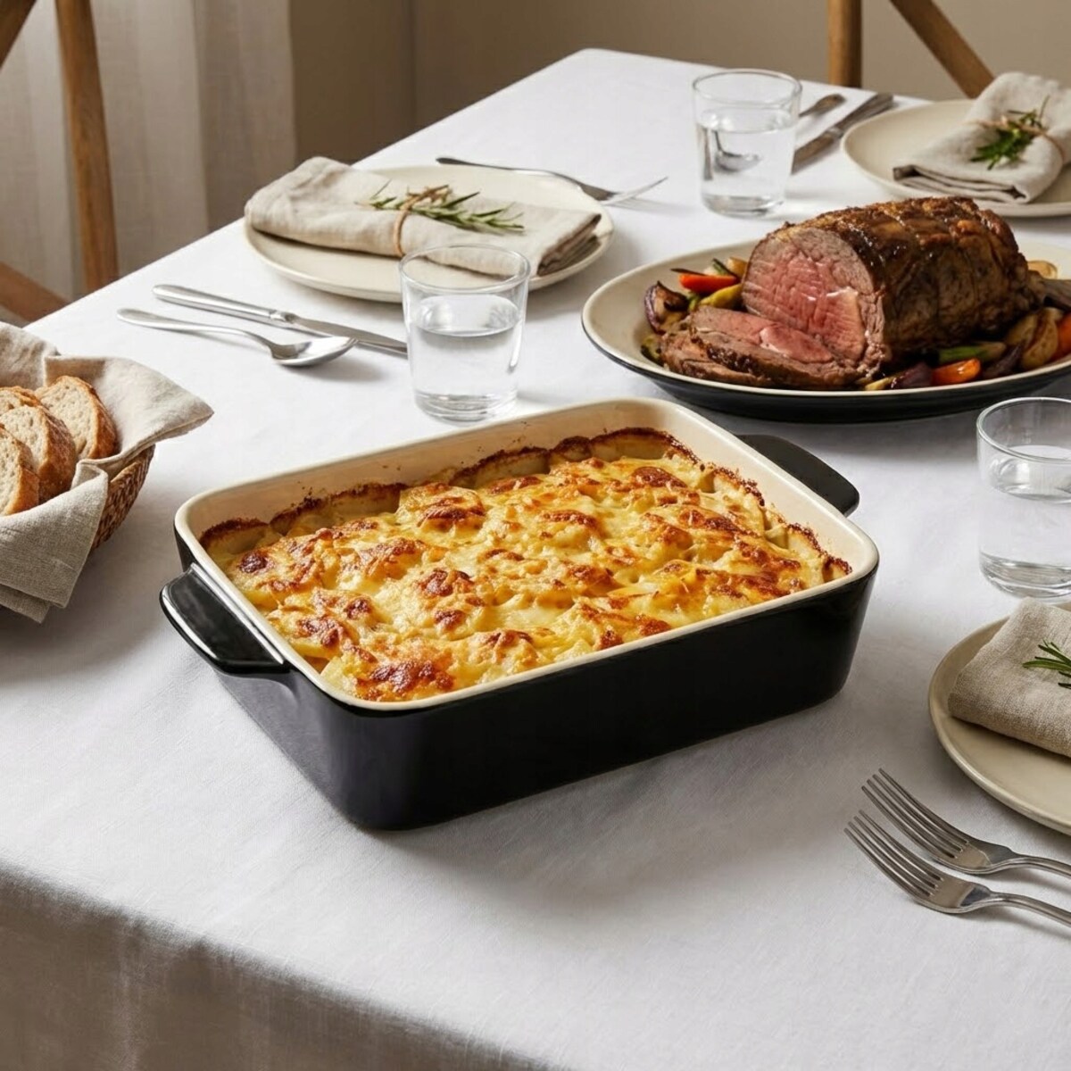 NACZYNIE ŻAROODPORNE CERAMICZNE 27cm DO PIEKARNIKA ZAPIEKANIA AIR FRYER