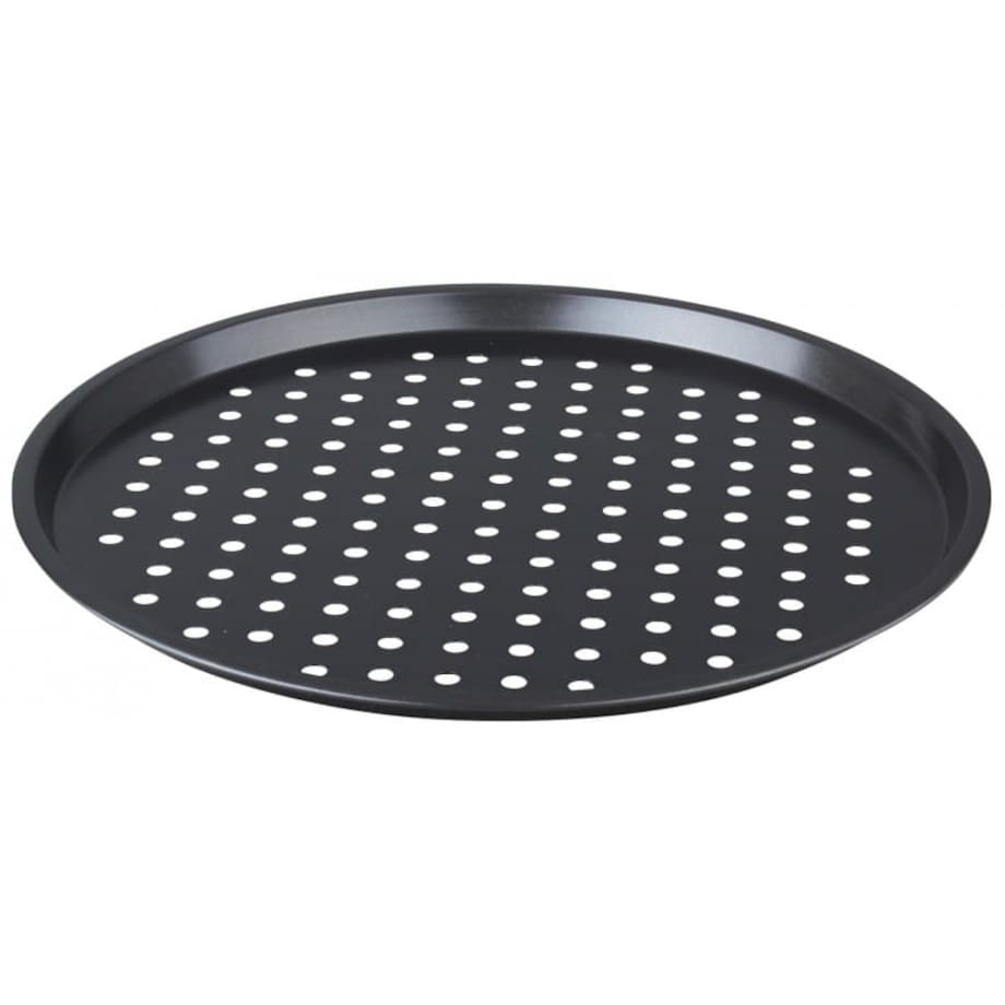 Forma blacha do pieczenia pizzy 33cm perforowana czarna KLAUSBERG