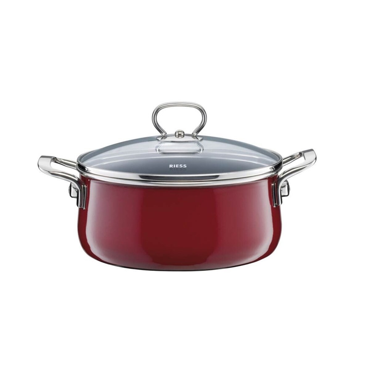 Riess zestaw garnków 3 części Rosso R0520008