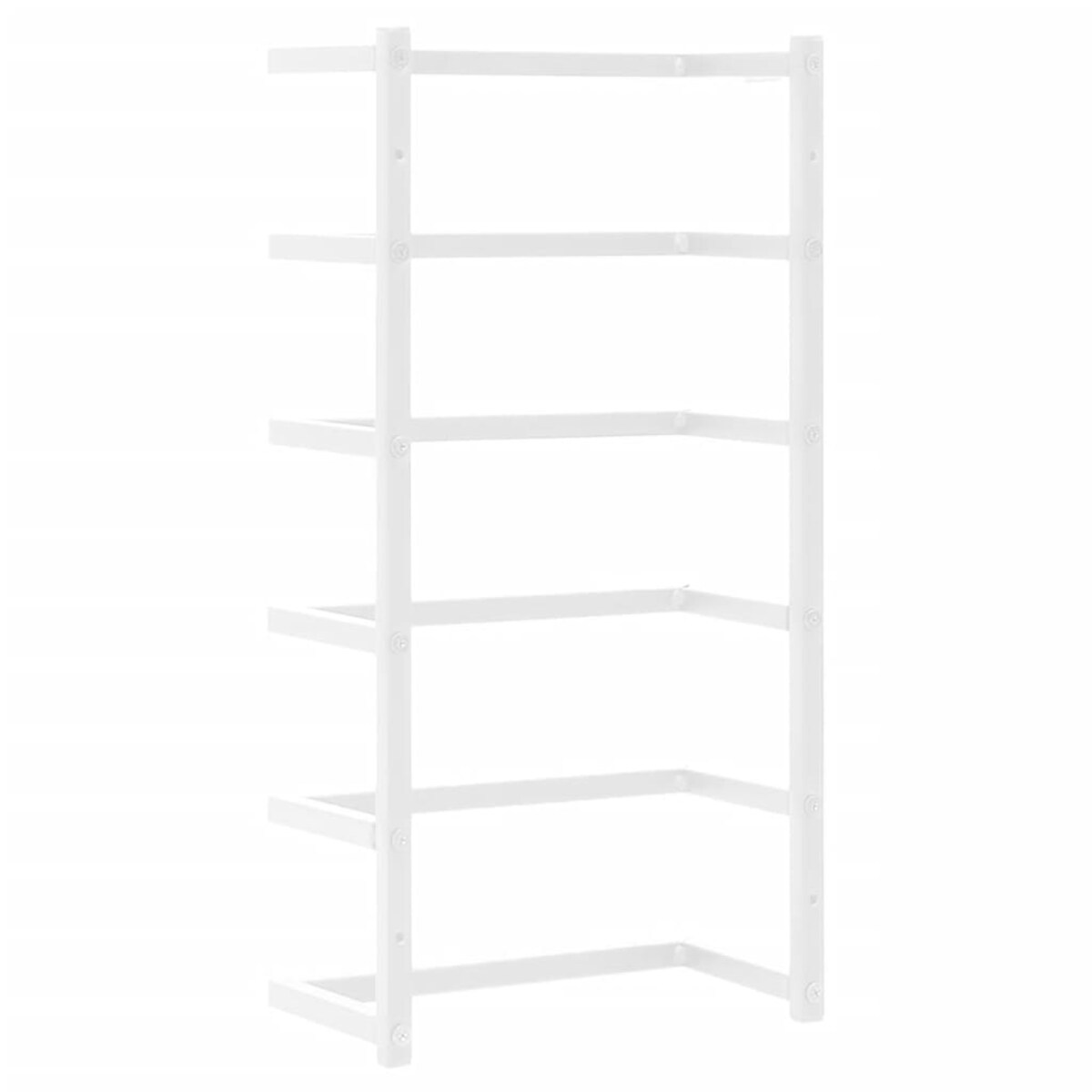 vidaXL Stojak na ręcznik, biały, 24x12x48 cm, stalowy