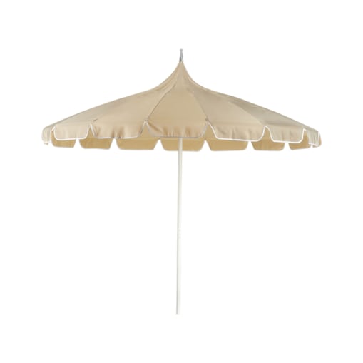 Parasol ogrodowy 245 cm beżowy MINOA