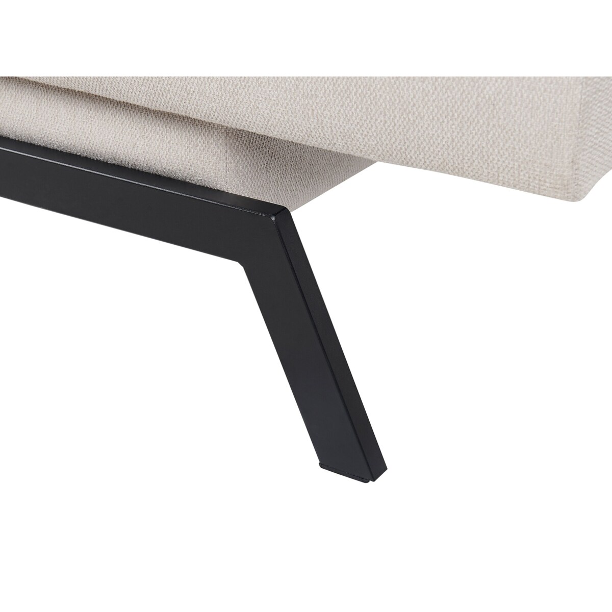 Sofa rozkładana biała LEEDS