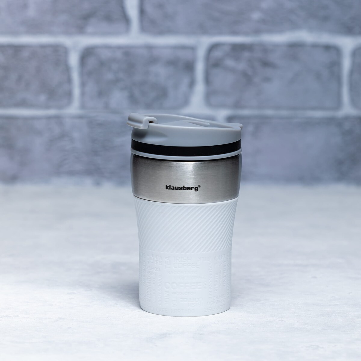 Kubek termiczny mały 280ml KLAUSBERG biały