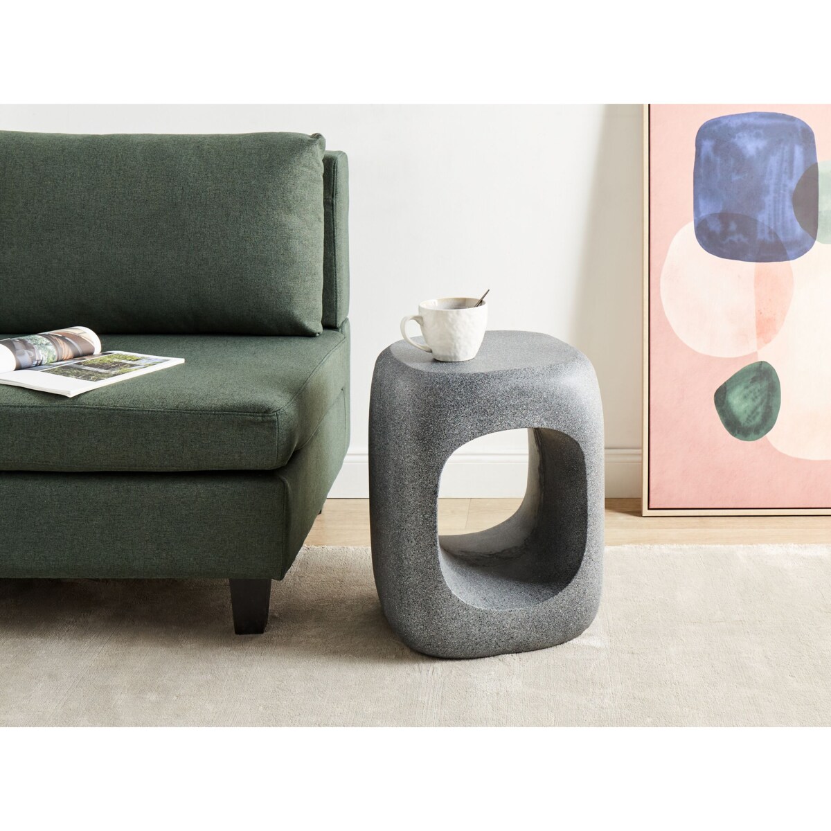 Stolik pomocniczy PELMO Szary