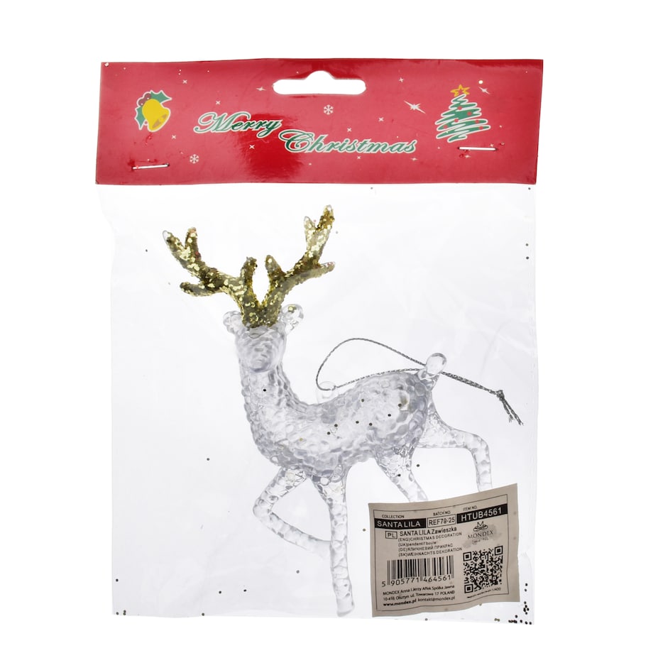 Zawieszka Renifer Santa Lila